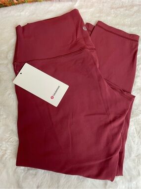 lululemon athletica Align HR Crop 23" - Deep Mauve
